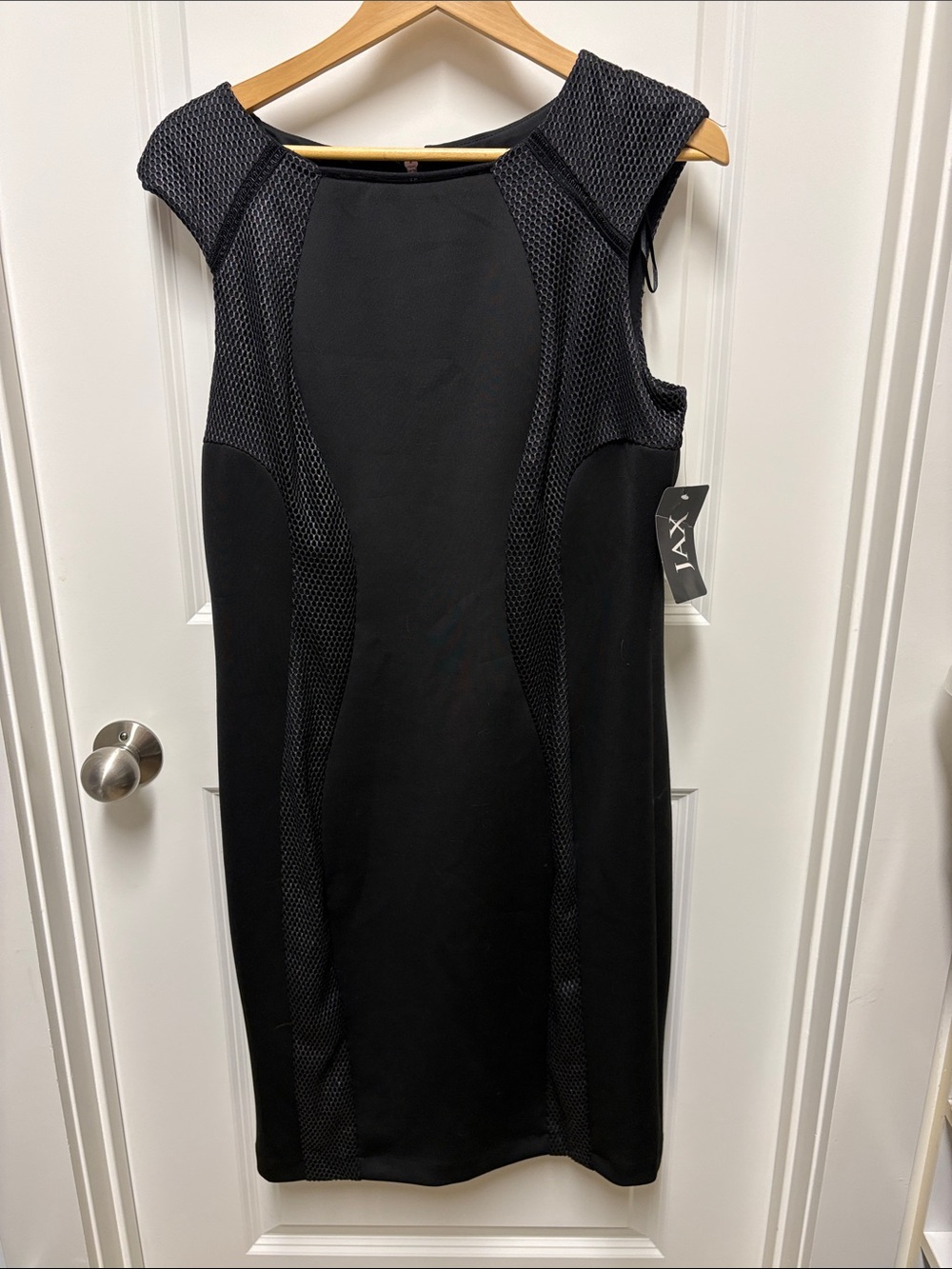 Jax NWT Black Bodycon Dress Size 16